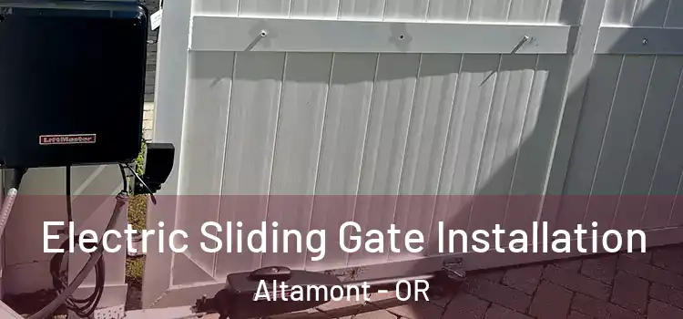  Electric Sliding Gate Installation Altamont - OR