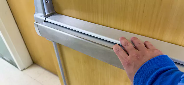Installing a Push Bar on a Door Altamont